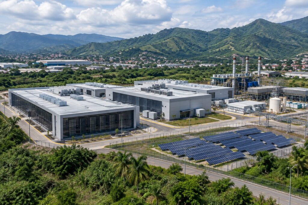 Proyecto de campus de inteligencia artificial en Venezuela con centro de datos, generación termoeléctrica y paneles solares