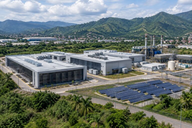 Proyecto de campus de inteligencia artificial en Venezuela con centro de datos, generación termoeléctrica y paneles solares